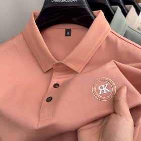 Resim Nefes alan İş Polo Gömleği, Basit ve Şık Kısa Kollu Üst. 