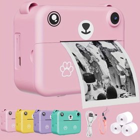 Resim Gençler için Anında Baskı Kamerası ve 3 Rulo Yazıcı Kağıdı, 720P Dijital Kamera Oyuncakları - Kızlar ve Erkek Çocuklarına Noel ile Doğum Günü Hediyeleri 4 5 6 7 8 9 10 11 12 Yaş 