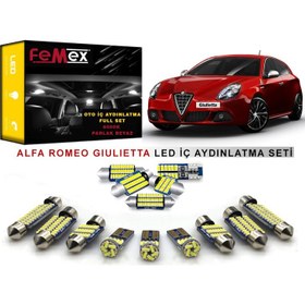 Resim Alfa Romeo Giulietta Iç Aydınlatma Ampul Seti Parlak Beyaz 