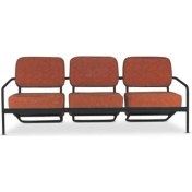 Resim Versay Üçlü Bekleme Koltuğu 