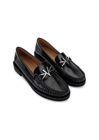 Resim Mario Valentino Kadın Hakiki Deri Siyah Loafer Ayakkabı 1040 91d2555 Bn Ayk Sk25-26 Black Siyah 