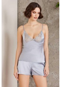 Resim Pierre Cardin 6005 Kadın Saten Dantelli 6'lı Set-mist Mist 