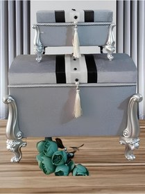 Resim Sonem Çeyiz Çeyiz Sandık Nişan Bohça Damat Gelin Sandığı 2li 0116 