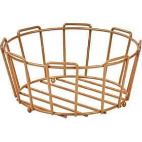 Resim Edora Home Rose Çok Amaçlı Oval Köşeli Ekmeklik Makrome - Metal Paslanmaz Rose 