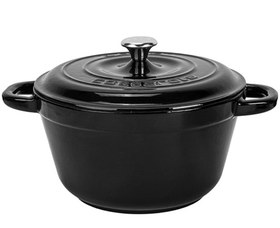 Resim Lava Döküm Yuvarlak Tencere Döküm Demir Kapak New Heritage Serisi Çap 26cm Turuncu 