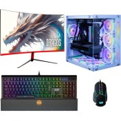 Resim Dragos DRX6140 Ryzen 7 5700X 32GB 1tb M.2 Nvme SSD 8gb RTX4060 27 Inç 165Hz Curved Freedos Oyuncu Bilgisayarı 