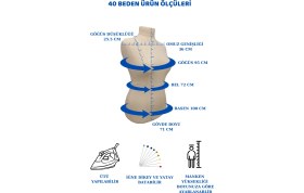 Resim Manken İstanbul Yüksek Kalite 40 Beden Keten Kumaş Iğne Batabilen Prova Mankeni Terzi Mankeni 