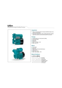 Resim Leo Lksm 130 0.17Hp 220V Kendinden Emişli Preferikal Hidrofor 