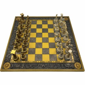 Resim Mitolojik Taşlı Büyük Dekoratif Satranç Seti 