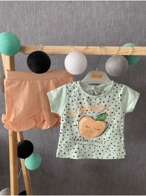 Resim Deco Kids Sport Fresh Fruit Şortlu Kız BebekTakım 