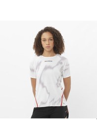 Resim Salomon S/lab Speed Kadın Koşu Tişört White Lc2695200 Beyaz 