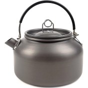 Resim Padalink 0.8l Alüminyum Çelik Taşınabilir Kamp Çaydanlığı - Outdoor Aktivitelere İdeal, Hafif Ve Dayanıklı Siyah 