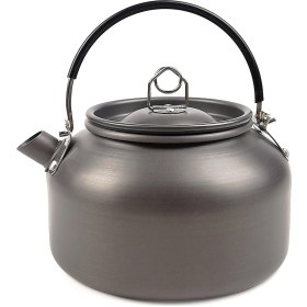 Resim Padalink 0.8l Alüminyum Çelik Taşınabilir Kamp Çaydanlığı - Outdoor Aktivitelere İdeal, Hafif Ve Dayanıklı Siyah 