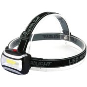 Resim 3 Fonksiyonlu Led Kafa Lambası Feneri Siyah 