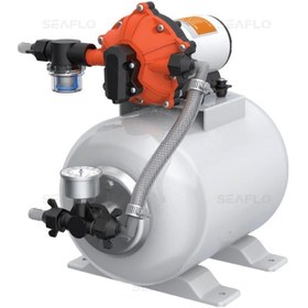 Resim Seaflo Tanklı Hidrofor 24V 18.9 lt 8.00 lt Tank 