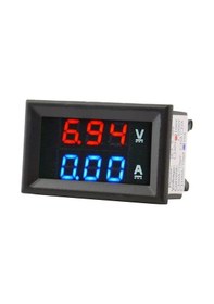 Resim Dijital Ampermetre 0-10a Voltmetre 0-100v - Kasalı 