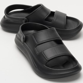 Resim Liger Unisex Ortopedik Deniz Havuz Terliği Sandalet SİYAH 