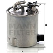 Resim Mann Wk9025 Mazot Filtresi Kangoo 08- 2.0 Dci / Qashqai 07- 1.5 D 539847083 