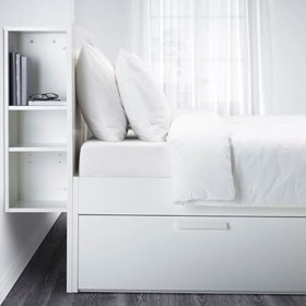 Resim Yatak odası takımı, beyaz, 140x200 cm, 3'lü set 