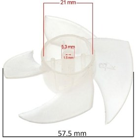 Resim Fakir Frida Saç Kurutma Makinesi Uyumlu Pervanesi 4 Kanat 