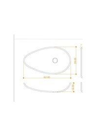 Resim Corian Çanak Lavabo 