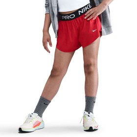 Resim Nike Pro Dri-Fit 2in1 Knit Çocuk Kırmızı Günlük Şort II3640-657 