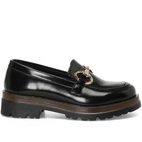 Resim Polaris 324504R.Z 4PR Siyah Kadın Oxford Ayakkabı 