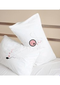 Resim Bk Gift Kişiye Özel Sevgili Tasarımlı Pamuklu 2 Li Yastık Kılıfı Seti-4 50x70cm , Sevgiliye , Ev si, Tasarım Ev Tekstili 