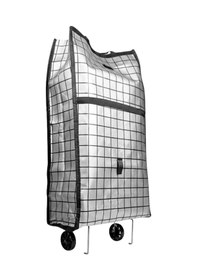 Resim Günlük Alışverişler İçin Konforlu Tekerlekli Pazar Arabası 