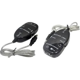 Resim Alfais 4672 Usb Gitar Guitar Link Kablosu Çevirici Dönüştürücü 
