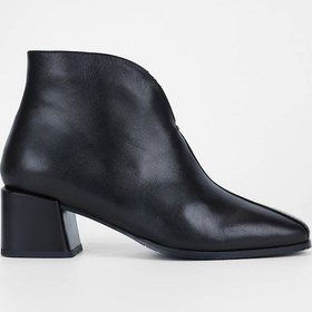 Resim Tamer Tanca Kadın Hakiki Deri Siyah Deri Casual Bot 33 530 Bn Bot Sk22/23 Sıyah Dr Siyah 