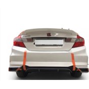 Resim Honda Civic Fd6 Egzoz Görünümlü Difüzör (Plastik) 