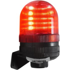 Resim Mesan Ø70 300 Seri Multi LED Buzzer Duvar Montaj Ms 378 Kırmızı 12-24VAC/DC 