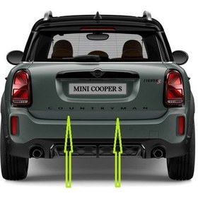 Resim Mini Cooper Countryman R60 F60 Siyah Metal 3m Bagaj Yazı Logo 