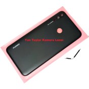 Resim Huawei Y7 2019 Kasa Arka Pil Batarya Kapağı SİYAH Tkgz
