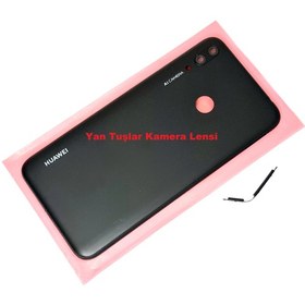 Resim Huawei Y7 2019 Kasa Arka Pil Batarya Kapağı SİYAH 