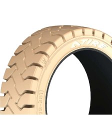 Resim Atire 14X4.5-8 Runner Band Çemberli Dişli Iz Bırakmayan Dolgu Forklift Lastiği 