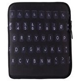 Resim Nektar Neopren Klavye Siyah Tablet Kılıfı 
