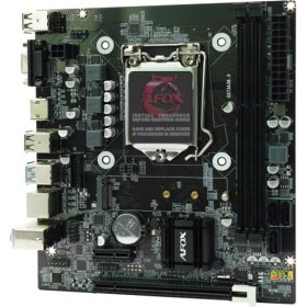 Resim Binbir Göz Bilgisayar Afox IH110D4-MA2-V4 2xddr4 Vga+Hdmı 1xglan 1x M.2 Nvme Gen3 1151PIN Anakart 