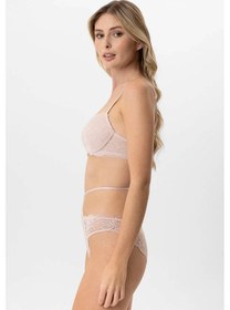 Resim Pierre Cardin Push Up Kaplı Sütyen Takım Pudra 