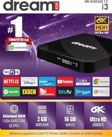 Resim I3 Android 12 Tvbox 