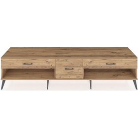 Resim Hyperion Tv Ünitesi 3 Çekmeceli 220x44x51 Çam-çam Atlas Çam/atlas Çam - Atlas Çam 
