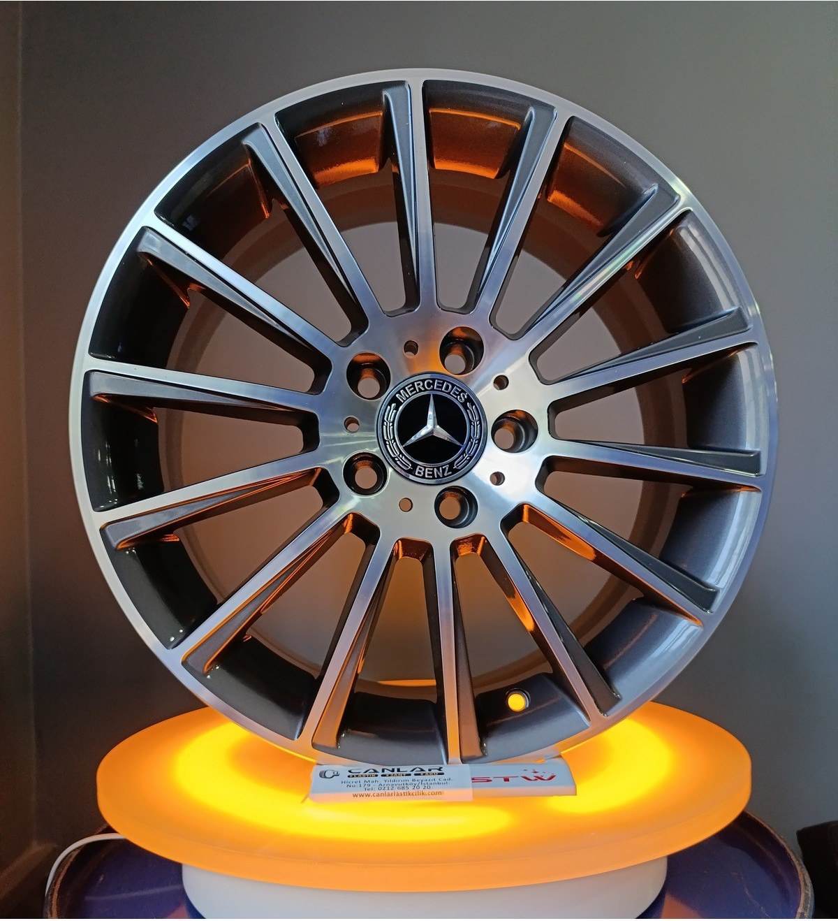Dedika DY-137 5X112 17'' İNÇ ET45 66.6 GUN MACHINED MERCEDES AMG