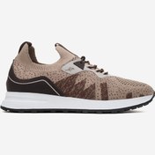 Resim Dericlub Kadın Trikolu Aksesuar Bağcıklı Comfort Sneaker Cr 2486 Vizon 