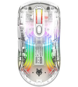 Resim Reedark Xyh20 Bt5.0 2.4g Kablosuz 3 Modlu 2.4g Kablosuz Bt5.0 Ve Usb Kablolu Şeffaf Rgb 
