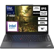 Resim Lenovo ThinkPad E16 G2 21MBS0Q9ZXAT11 Ultra7-155U 32 GB 256 GB SSD 16" Wuxga Free Dos Dizüstü Bilgisayar 