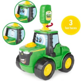 Resim John Deere Johnny Traktör 47500 Anahtarlı Oyuncak Kamyon ve İş Makinesi 3+ Yaş İçin Eğlenceli 