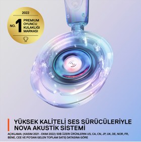 Resim SteelSeries Arctis Nova 1 Kablolu Mikrofonlu Kulak Üstü Oyuncu Kulaklığı 