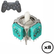 Resim 8 Adet PS3 Analog Motor Playstation 3 Kol Tamiri 3D Joystick PS3 Motor Yedek Parça 