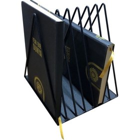 Resim Metal Üçgen Dergilik Plaklık Gazetelik 7 'Li Sac Raf Wd43S 